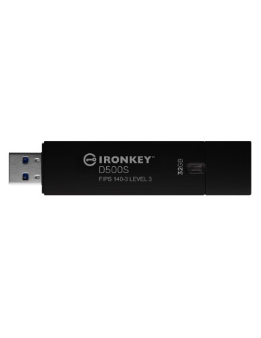 Kingston Technology IronKey 32GB D500S FIPS 140-3 Lvl 3 AES-256