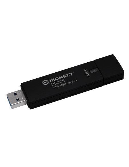 Kingston Technology IronKey 32GB D500S FIPS 140-3 Lvl 3 AES-256