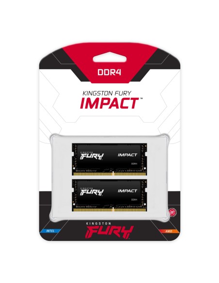 Kingston Technology FURY 64GB 3200MT s DDR4 CL20 SODIMM (Kit of 2) Impact