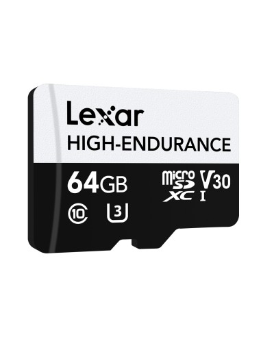Lexar High-Endurance 64 GB MicroSDXC UHS-I Clase 10