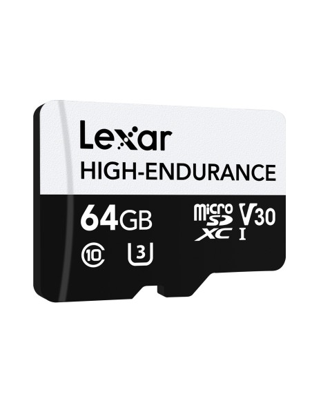 Lexar High-Endurance 64 GB MicroSDXC UHS-I Clase 10