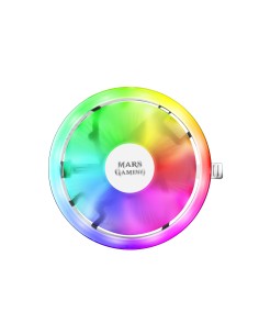Mars Gaming MCPU120, Disipador CPU RGB TDP 120W, Silencioso PWM 12cm, Perfil Bajo 2