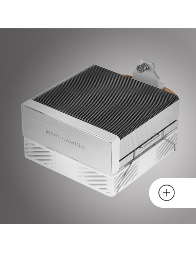 Mars Gaming MCPU-X4W Procesador Refrigerador de aire 12 cm Blanco 1 pieza(s)