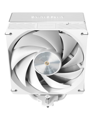 Mars Gaming MCPUX5W sistema de refrigeración para ordenador Procesador Refrigerador de aire 12 cm Blanco 1 pieza(s)