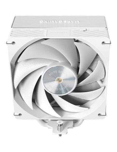 Mars Gaming MCPUX5W sistema de refrigeración para ordenador Procesador Refrigerador de aire 12 cm Blanco 1 pieza(s)