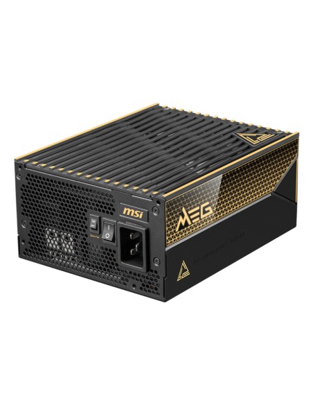 MSI MEG Ai1600T PCIE5 unidad de fuente de alimentación 1600 W 24-pin ATX ATX Negro
