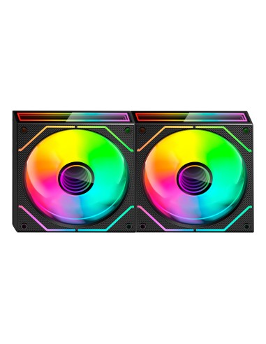 Mars Gaming MF3DPROX2 sistema de refrigeración para ordenador Carcasa del ordenador Ventilador 12 cm Negro