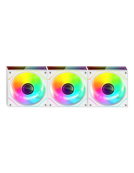 Mars Gaming MF3DPROKITW sistema de refrigeración para ordenador Carcasa del ordenador Ventilador 12 cm Blanco