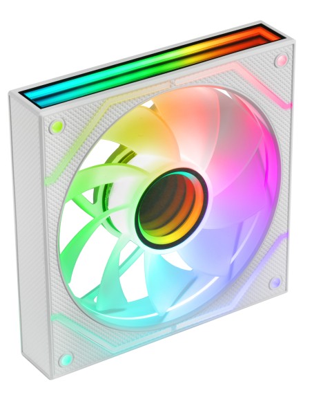 Mars Gaming MF3DPROX2RW sistema de refrigeración para ordenador Carcasa del ordenador Ventilador 12 cm Blanco