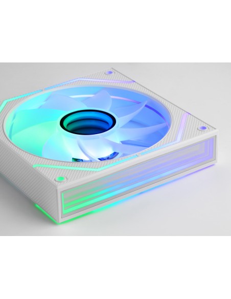 Mars Gaming MF3DPROX2RW sistema de refrigeración para ordenador Carcasa del ordenador Ventilador 12 cm Blanco