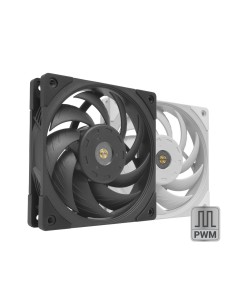 Mars Gaming MF-NC, Ventilador PC PWM 120mm, Rodamiento FDB de Cobre Hiperbalanceado, Ventilador Silencioso con Diseño de Aspas 2