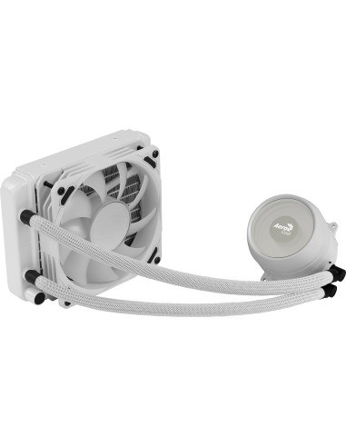 Aerocool MIRAGEL120W Refrigeración Líquida CPU Ventilador 12cm ARGB TDP 200W Blanco