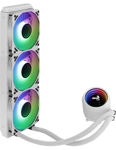 Aerocool MIRAGEL360W Refrigeración Líquida CPU 3xVentilador 12cm ARGB TDP 550W Blanco