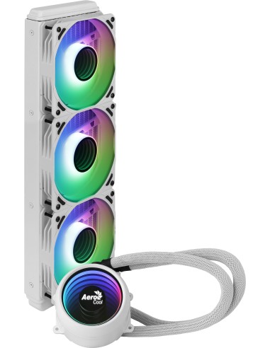 Aerocool MIRAGEL360W Refrigeración Líquida CPU 3xVentilador 12cm ARGB TDP 550W Blanco
