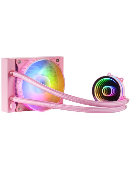 Mars Gaming ML-ONE120, Refrigeración Líquida CPU, TDP 200 W, Espejo Infinito, Ventilador FRGB Silencioso, Multisocket