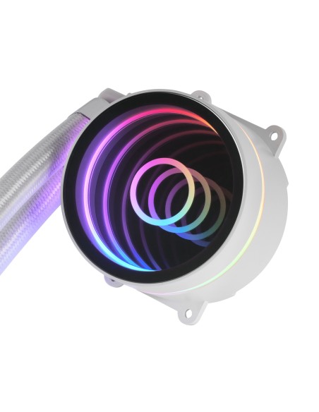 Mars Gaming ML-ONE120, Refrigeración Líquida CPU, TDP 200 W, Espejo Infinito, Ventilador FRGB Silencioso, Multisocket