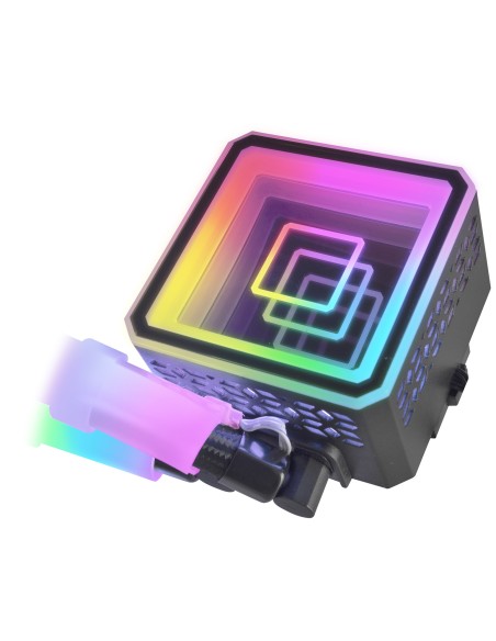 Mars Gaming ML-ULTRA360 Negro, Refrigeración Líquida CPU, TDP 650W, Espejo Infinito, 3 Ventiladores Silenciosos FDB ARGB, Tubos