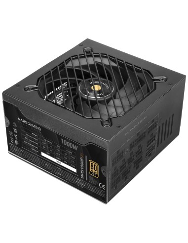 Mars Gaming MPB1000PSI unidad de fuente de alimentación 1000 W 24-pin ATX ATX Negro