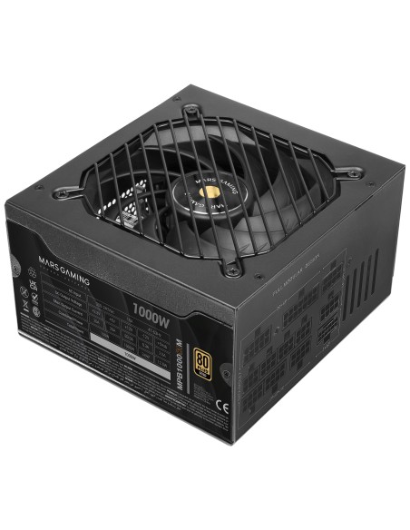 Mars Gaming MPB1000SIM unidad de fuente de alimentación 1000 W 24-pin ATX ATX Negro