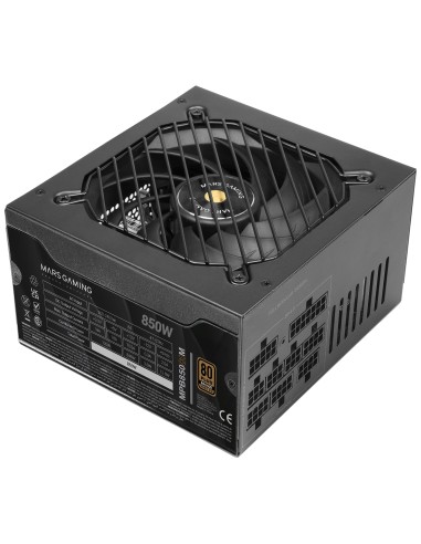 Mars Gaming MPB850SIM unidad de fuente de alimentación 850 W 24-pin ATX ATX Negro