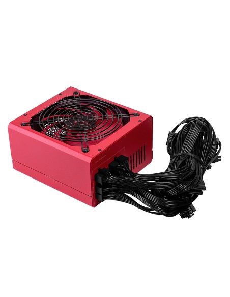 Mars Gaming MPVU750M, Fuente Alimentación Full Modular 750W ATX, 10 Años Garantía, 80Plus Silver +87% Eficiencia, Ventilador