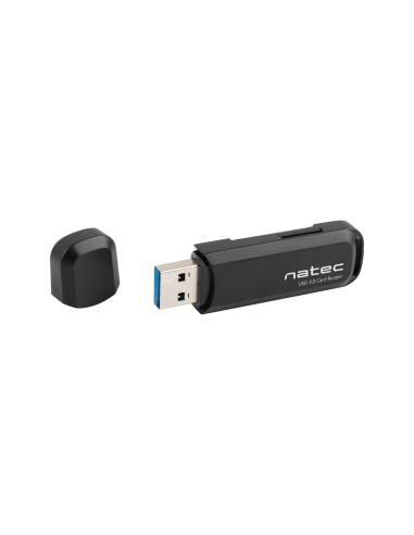 NATEC Scarab 2 lector de tarjeta USB 3.2 Gen 1 (3.1 Gen 1) Type-A Negro