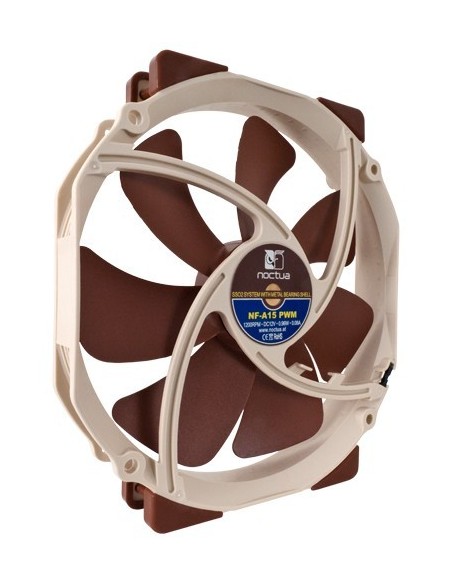 Noctua NF-A15 PWM sistema de refrigeración para ordenador Carcasa del ordenador Ventilador 14 cm