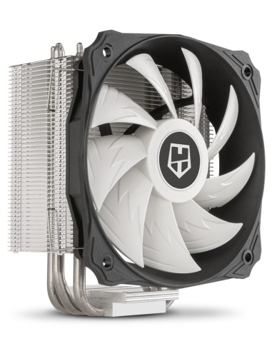 NOX Hummer H-212 Procesador Enfriador 12 cm Aluminio, Negro, Blanco 1 pieza(s)