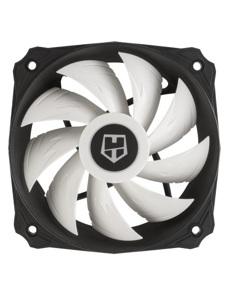 NOX Hummer H-212 Procesador Enfriador 12 cm Aluminio, Negro, Blanco 1 pieza(s)