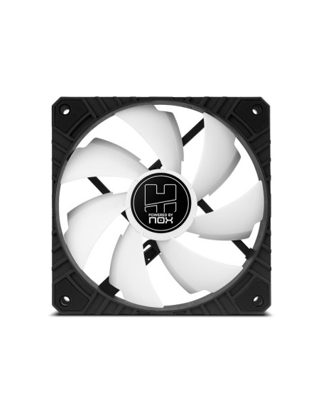 NOX Hummer H-FAN PRO Carcasa del ordenador Ventilador 12 cm Negro, Blanco
