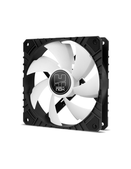 NOX Hummer H-FAN PRO Carcasa del ordenador Ventilador 12 cm Negro, Blanco