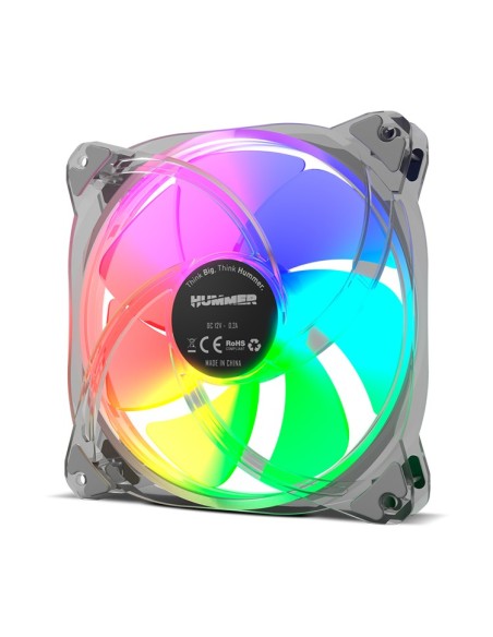 NOX Hummer X140-FAN Carcasa del ordenador Ventilador 14 cm Translúcido 1 pieza(s)