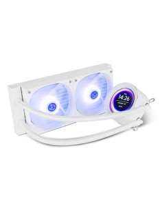 NOX Hummer X-240 LCD Procesador Refrigerador de aire 12 cm Blanco 1 pieza(s)