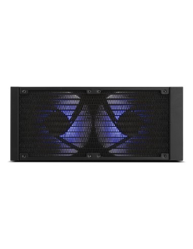 NOX Hummer X-240 LCD Procesador Refrigerador de aire 12 cm Negro 1 pieza(s)