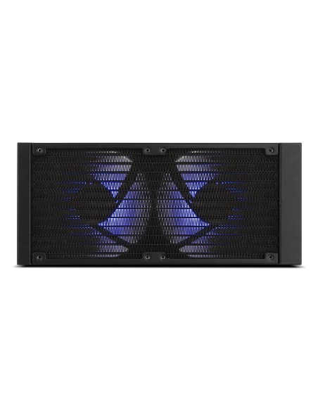 NOX Hummer X-240 LCD Procesador Refrigerador de aire 12 cm Negro 1 pieza(s)