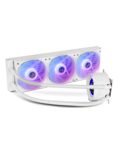 NOX Hummer X-360 LCD Procesador Refrigerador de aire 12 cm Blanco 1 pieza(s)