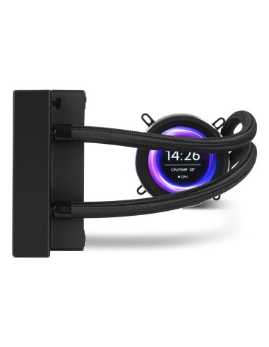 NOX Hummer X-360 LCD Procesador Refrigerador de aire 12 cm Negro 1 pieza(s)