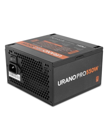 NOX Urano Pro unidad de fuente de alimentación 550 W 20+4 pin ATX ATX Negro, Naranja
