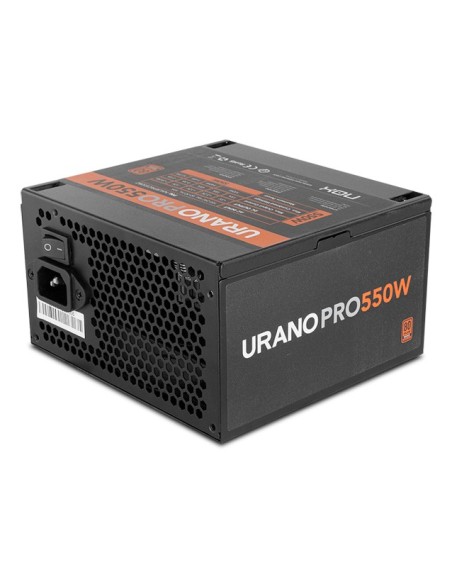 NOX Urano Pro unidad de fuente de alimentación 550 W 20+4 pin ATX ATX Negro, Naranja