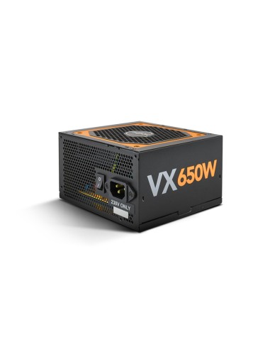 NOX Urano VX Bronze Edition unidad de fuente de alimentación 650 W 20+4 pin ATX ATX Negro, Naranja