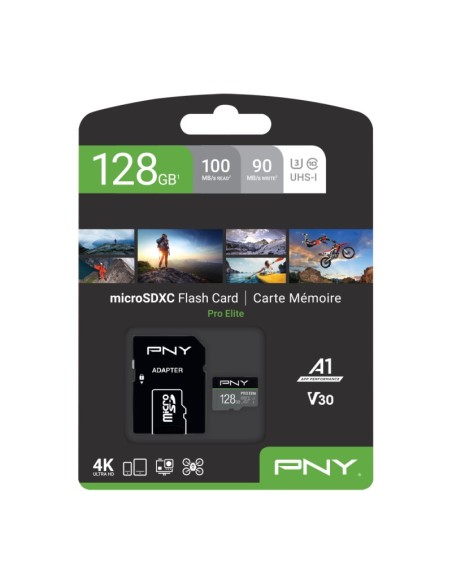 PNY PRO Elite 128 GB MicroSDXC UHS-I Clase 10