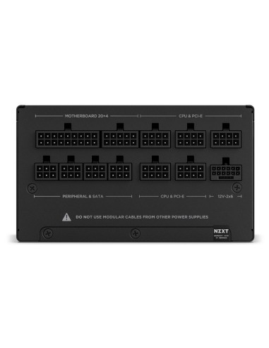 NZXT C850 Gold ATX 3.1 unidad de fuente de alimentación 850 W 24-pin ATX Negro