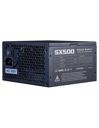 Hiditec PSX500 Bulk unidad de fuente de alimentación 500 W 20+4 pin ATX ATX Negro