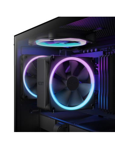 NZXT T120 RGB Procesador Refrigerador de aire 12 cm Negro 1 pieza(s)