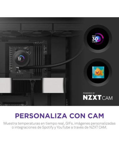 NZXT Kraken Plus 360 Procesador Sistema de refrigeración líquida todo en uno 12 cm Negro