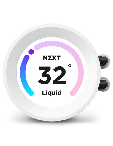 NZXT Kraken Elite 240 RGB Procesador Sistema de refrigeración líquida todo en uno 12 cm Blanco 1 pieza(s)