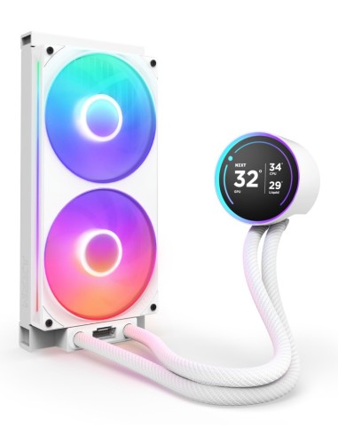 NZXT Kraken Elite 280 RGB Procesador Sistema de refrigeración líquida todo en uno 14 cm Blanco 1 pieza(s)