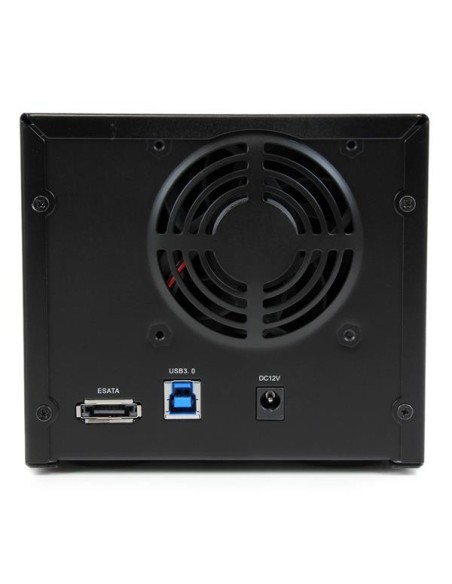 StarTech.com Caja USB 3.0 con UASP y eSATA de Discos Duros con 2 Bahías SATA III Hot-Swap de 3,5 Pulgadas sin Bandeja