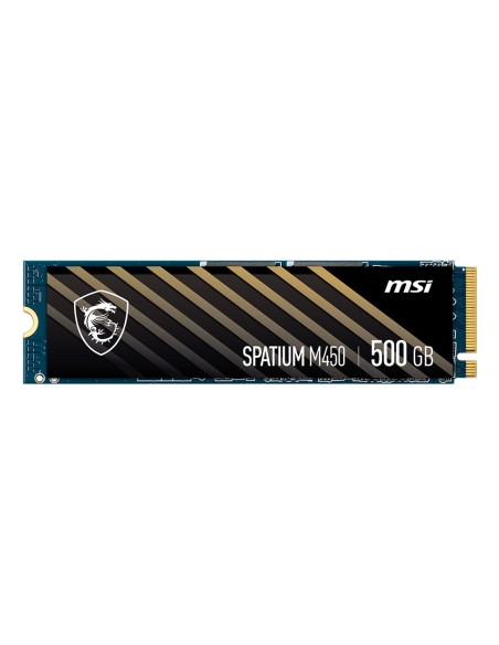 MSI Spatium M450 PCIe 4.0 NVMe M.2 500GB V1 PCI Express 4.0 3D NAND