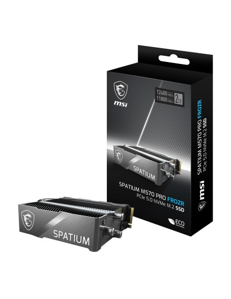 MSI SPATIUM M570 PRO PCIE 5.0 NVME M.2 2TB FROZR unidad de estado sólido PCI Express 5.0 3D NAND